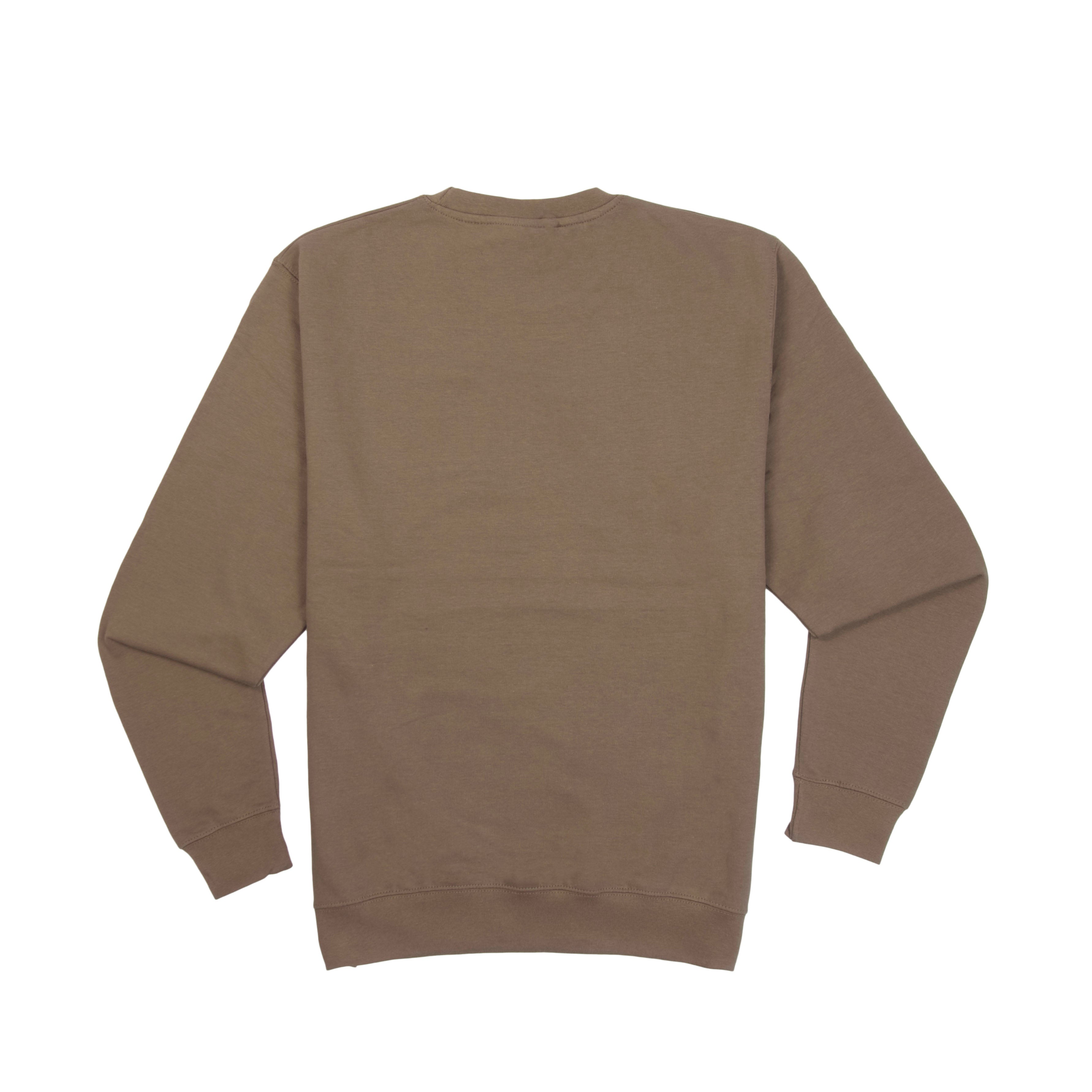 Adult Crew Sweatshirt Mocha