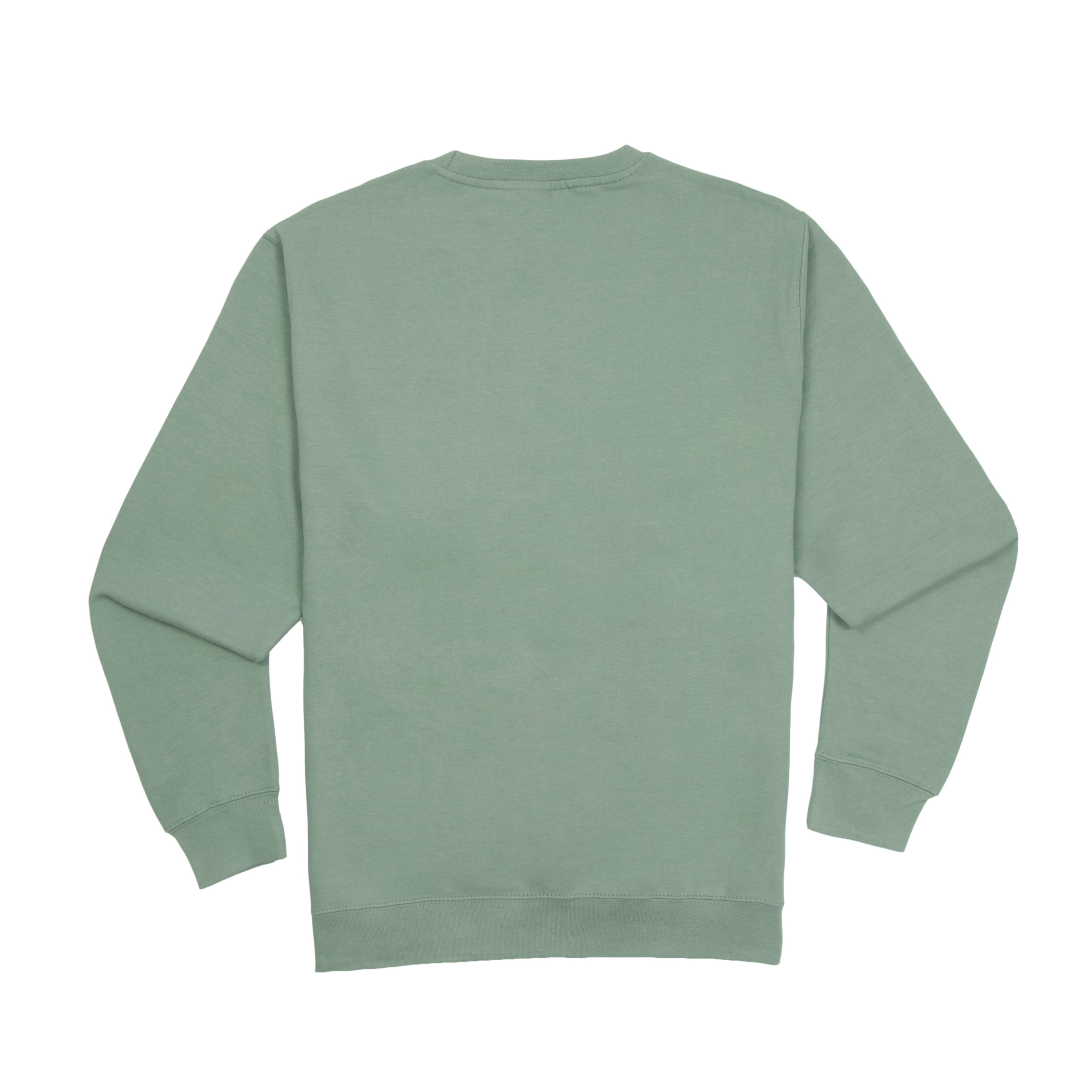 Adult Crew Sweatshirt Dusty Green