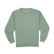 Adult Crew Sweatshirt Dusty Green