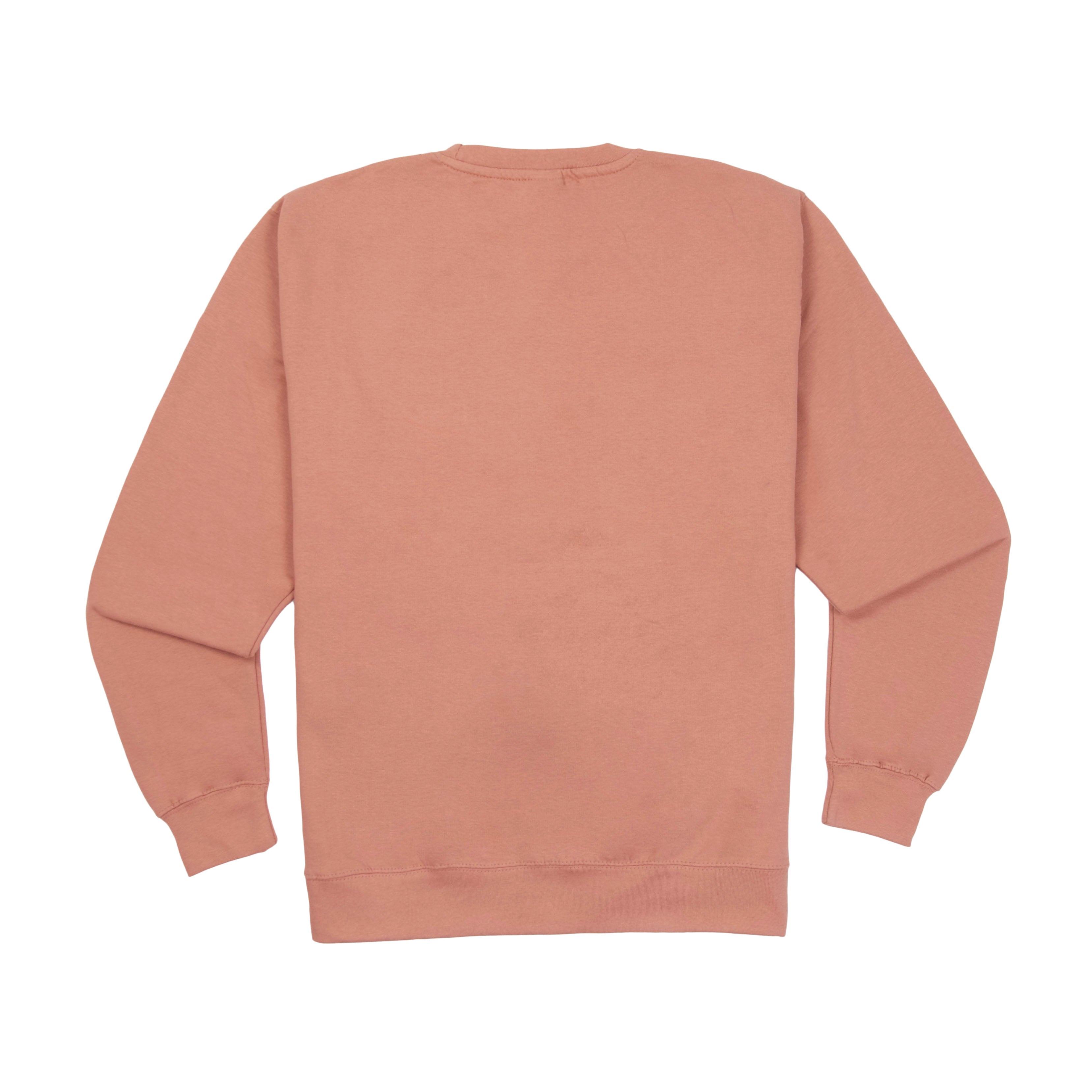 Adult Crew Sweatshirt in Dusty Pink