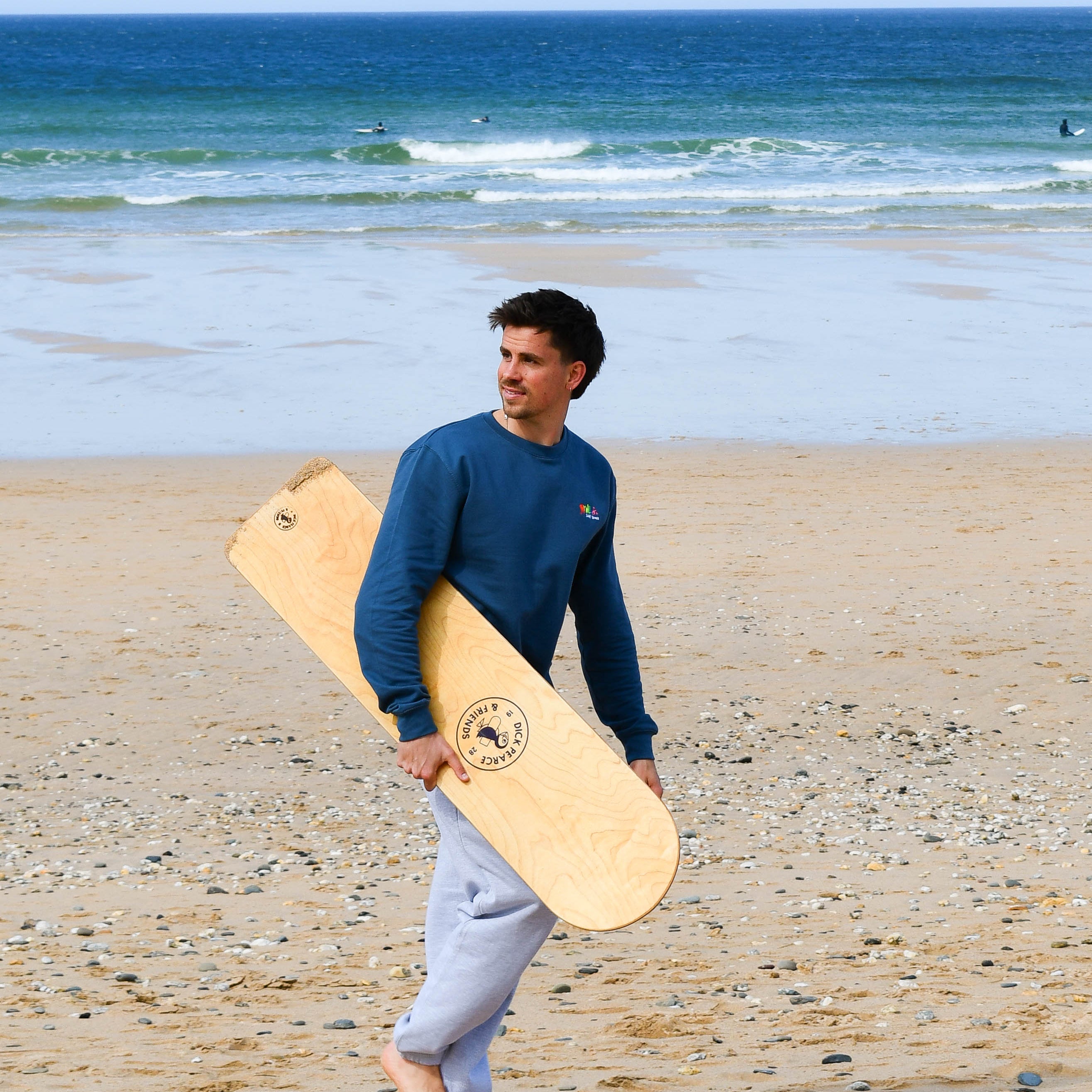 Adult Crew Sweatshirt Indigo