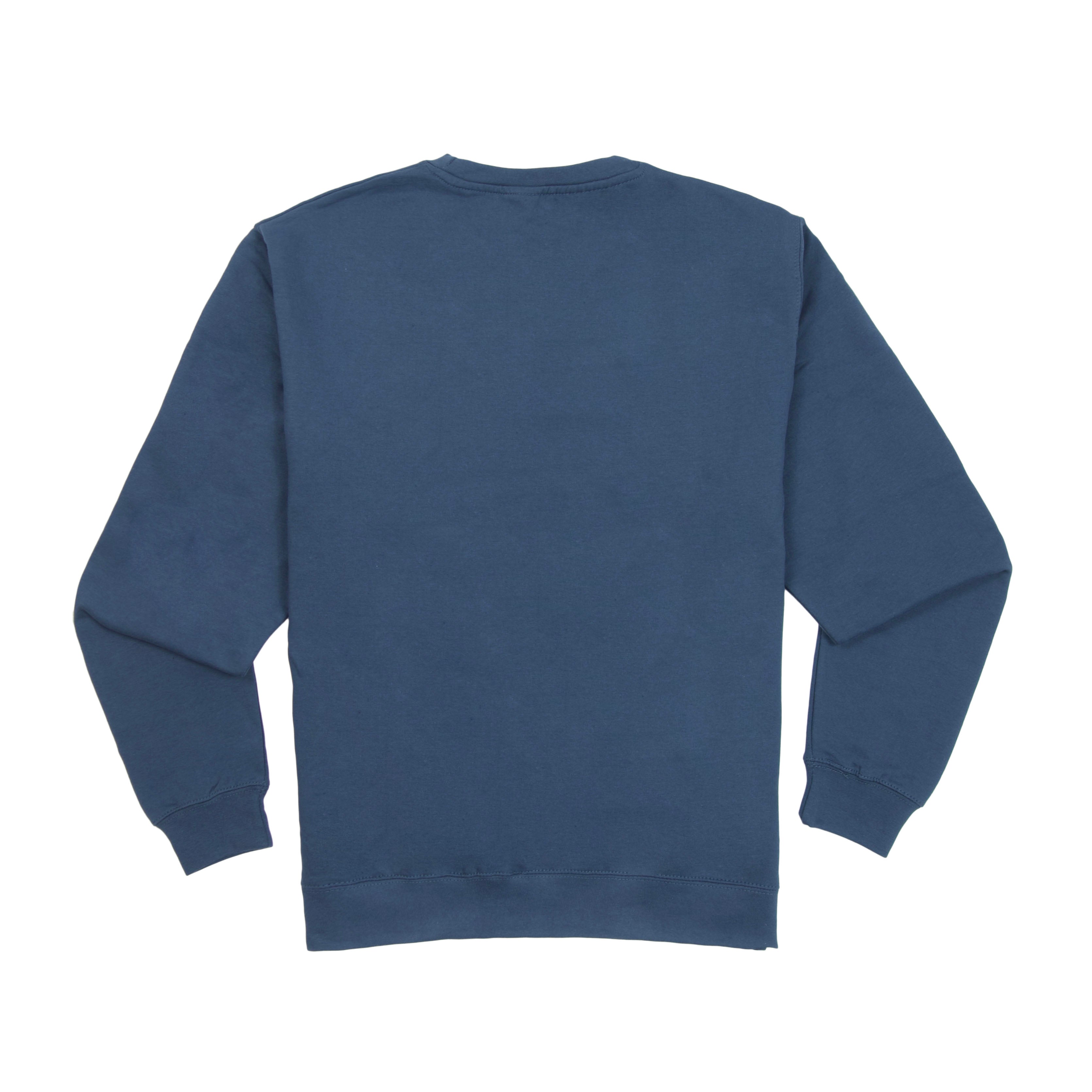 Adult Crew Sweatshirt Indigo