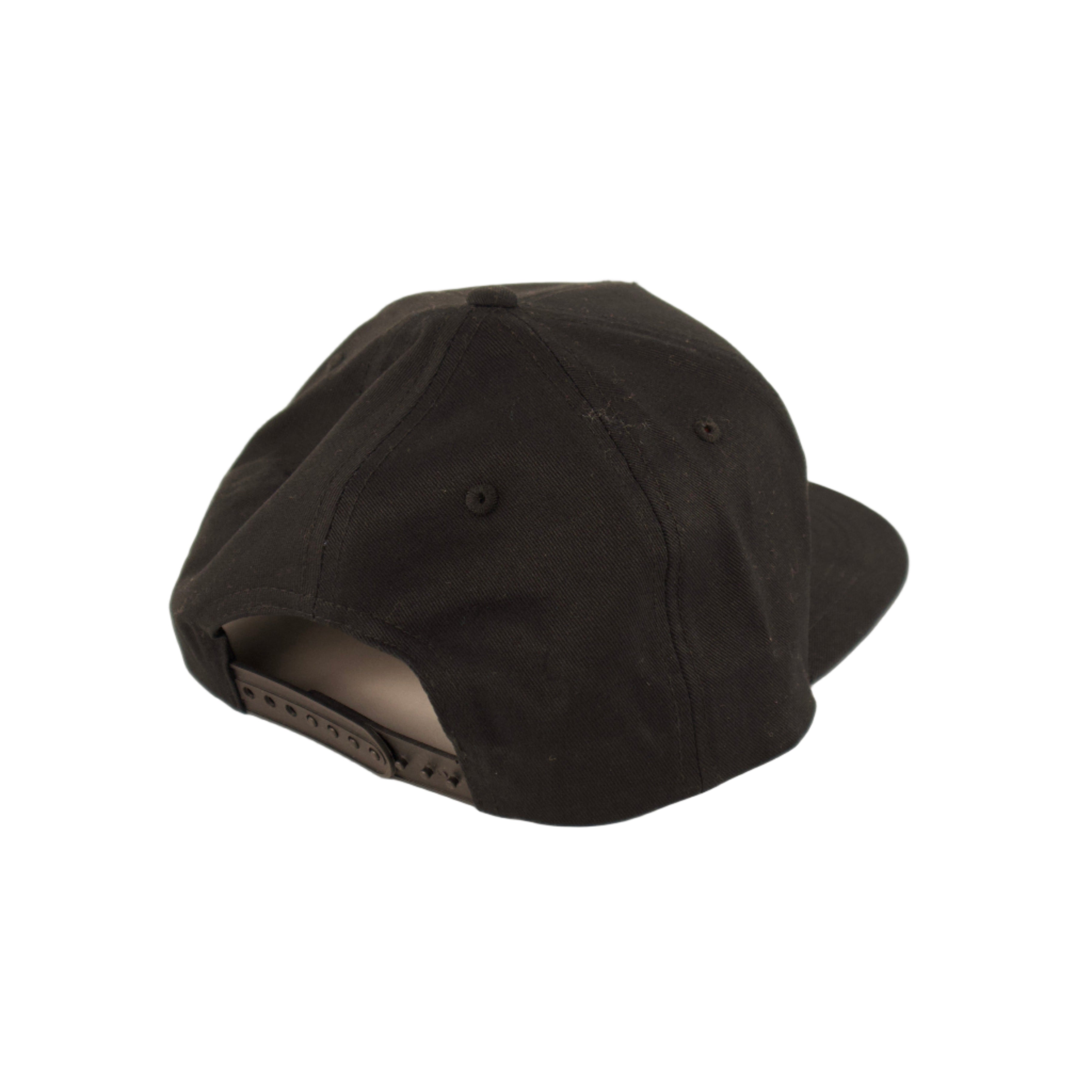 Black hat on a white background