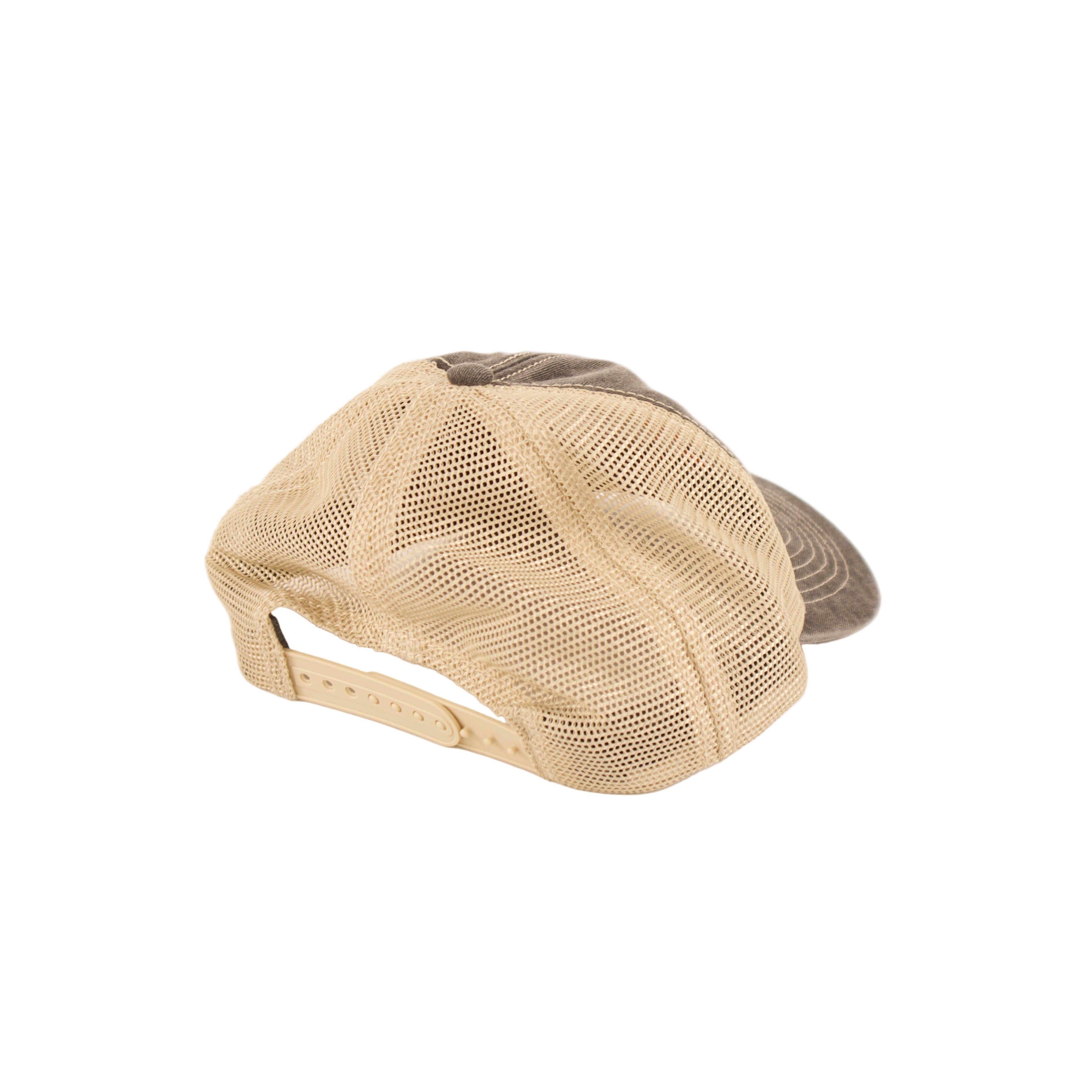 Beige and gray cap on a beige background