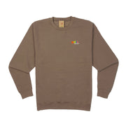 Adult Crew Sweatshirt Mocha