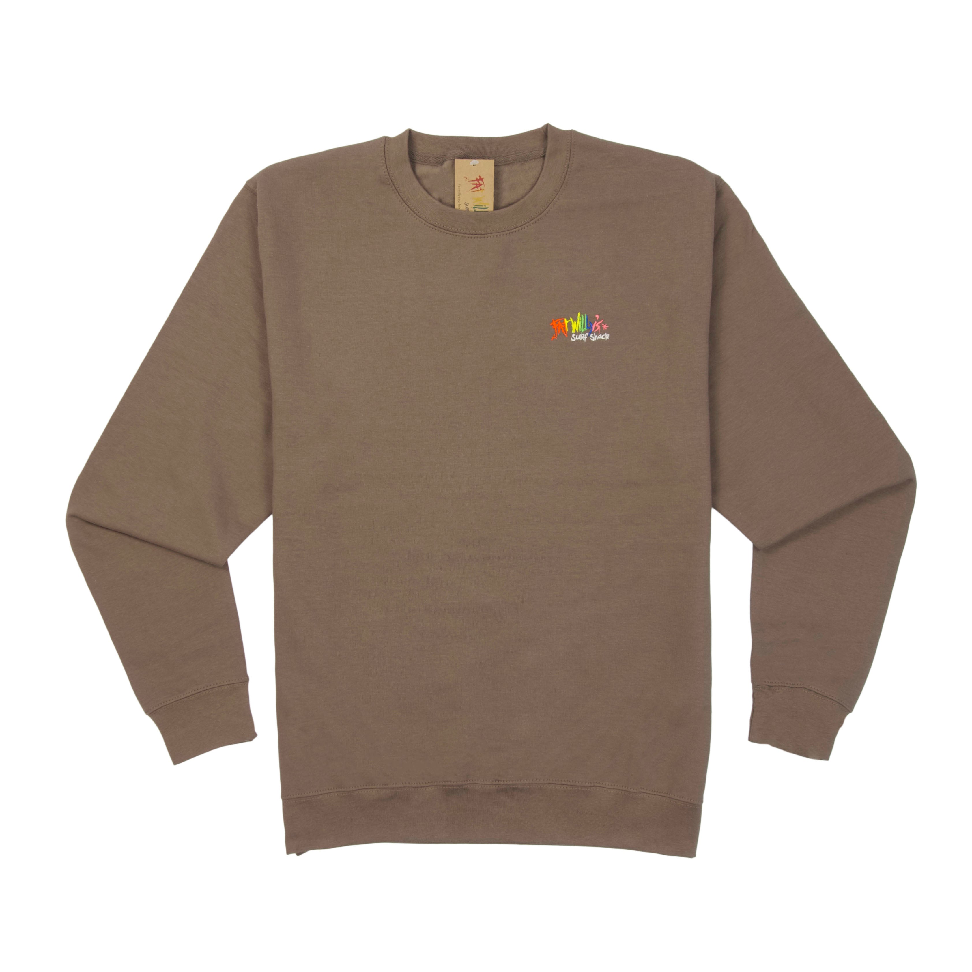 Adult Crew Sweatshirt Mocha