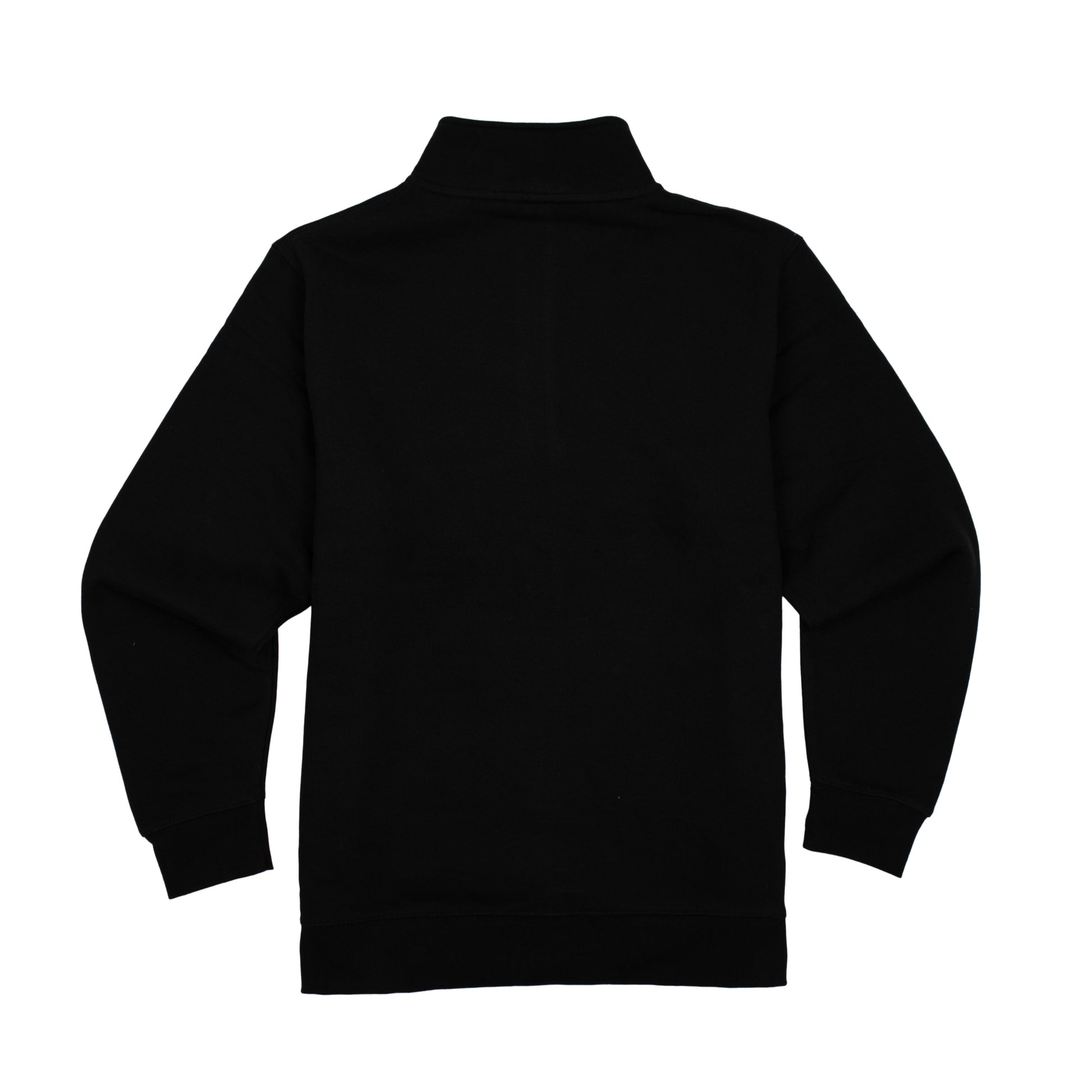 Black sweater on a white background