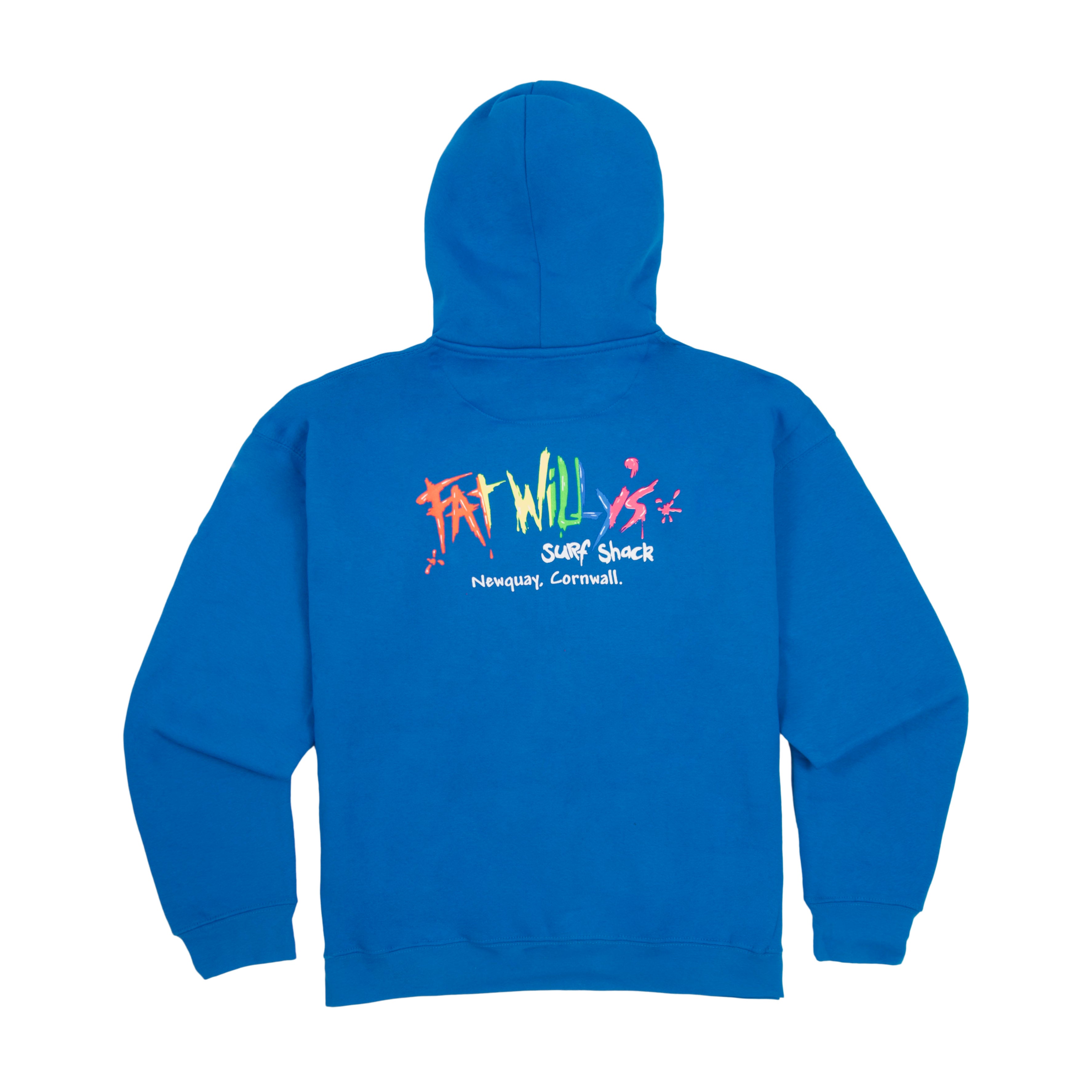 Sapphire Blue Hoodie | Fat Willy's Surf Shack Newquay Cornwall