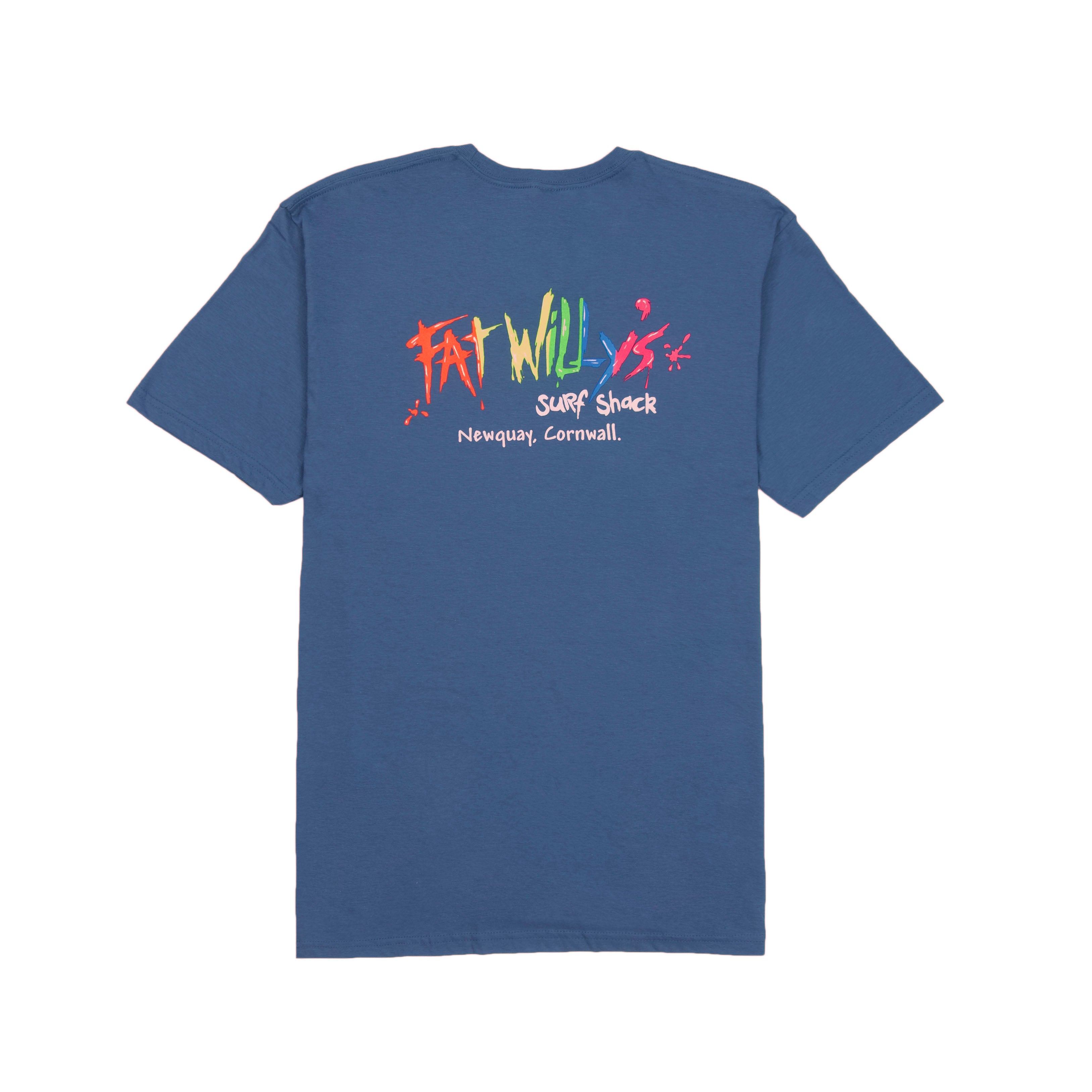 A*o様 DER SAMMLER SOLO BD SHIRTS FAT BLUE Indigo Blue T-Shirt | Fat Willy's Surf Shack Newquay Cornwall