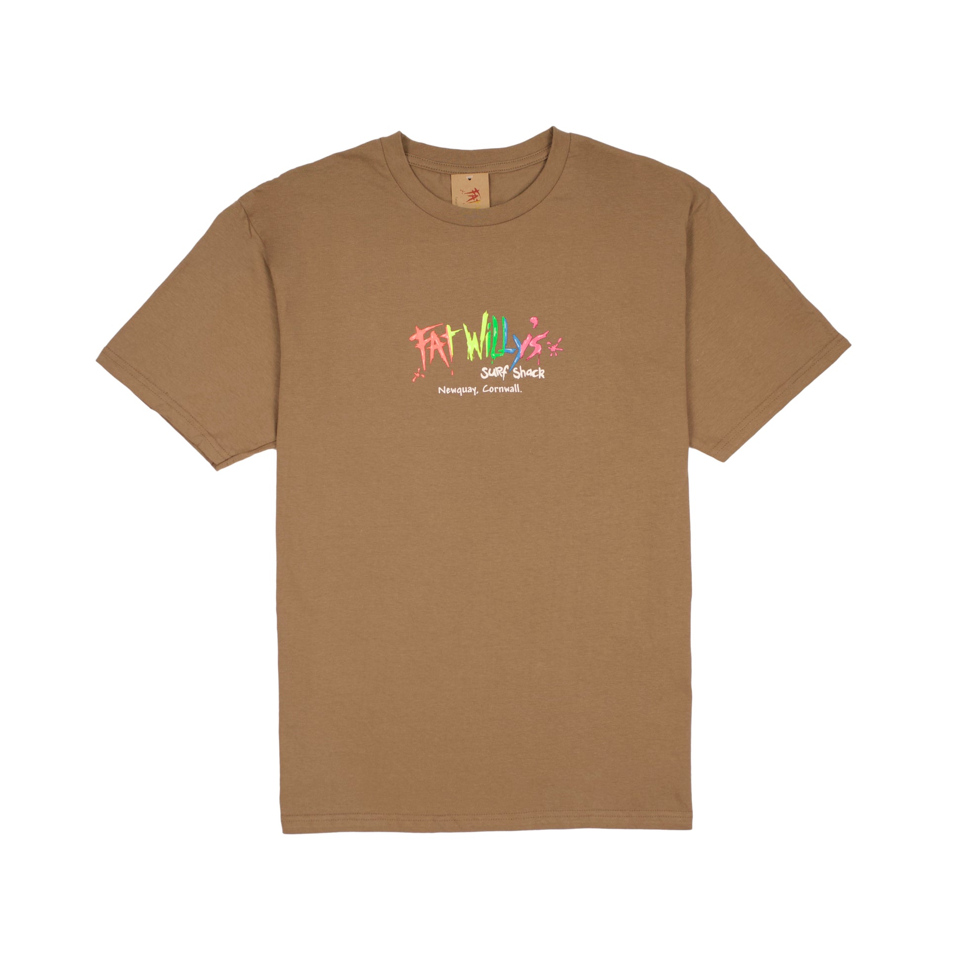 Mocha T Shirt Fat Willy s Surf Shack Newquay Cornwall Fat Willy s mocha-t-shirt-fat-willy-s-surf-shack-newquay-cornwall-fat-willy-s