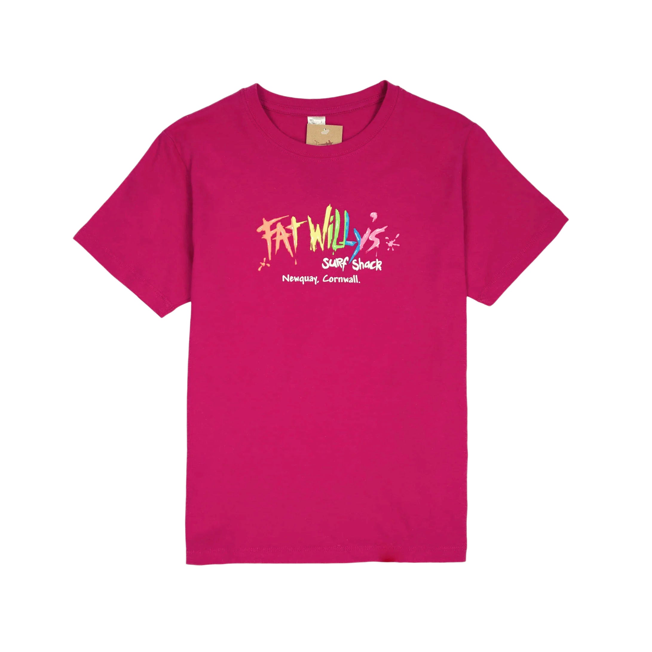 Kids Tee Fuchsia Pink