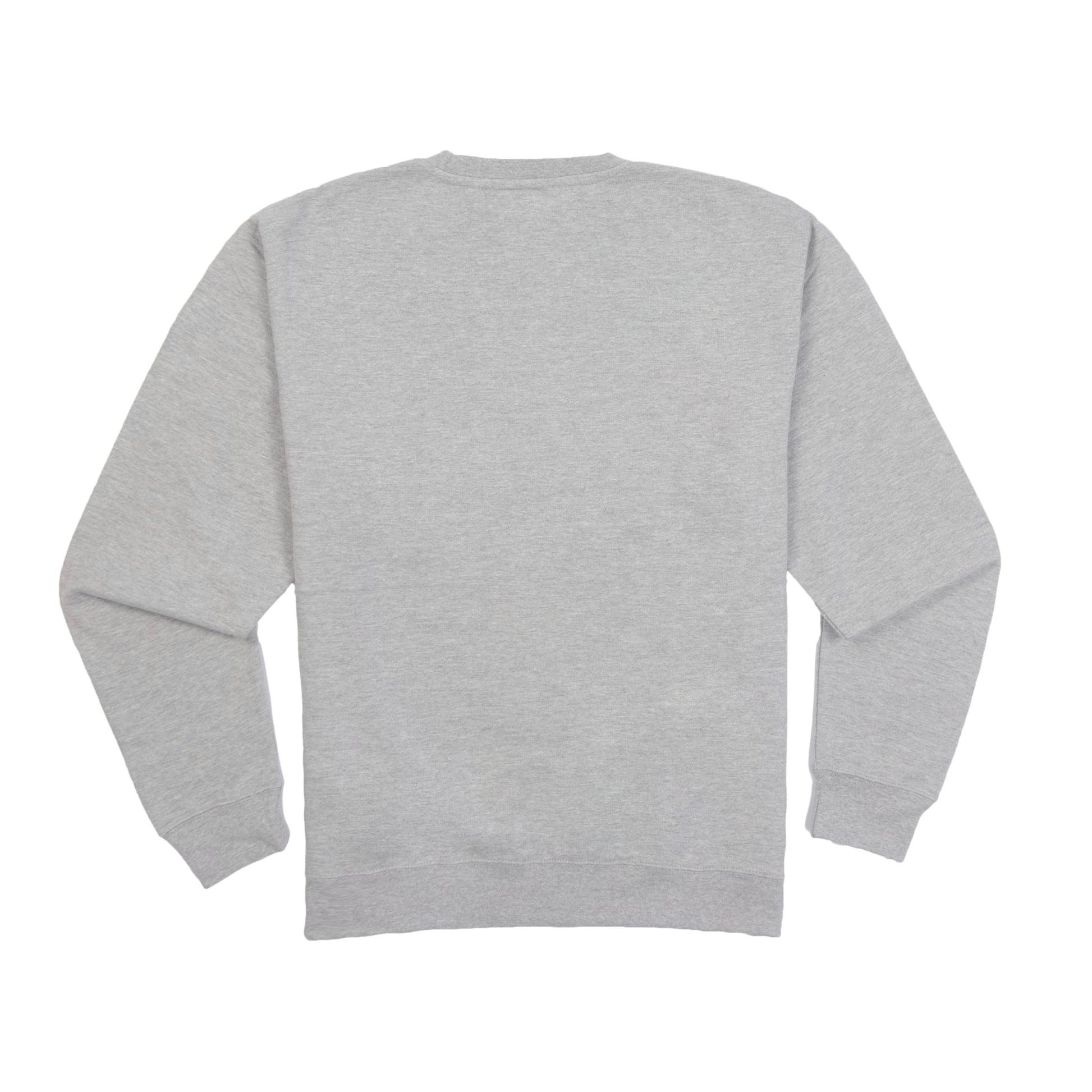 Grey sweatshirt on a white background