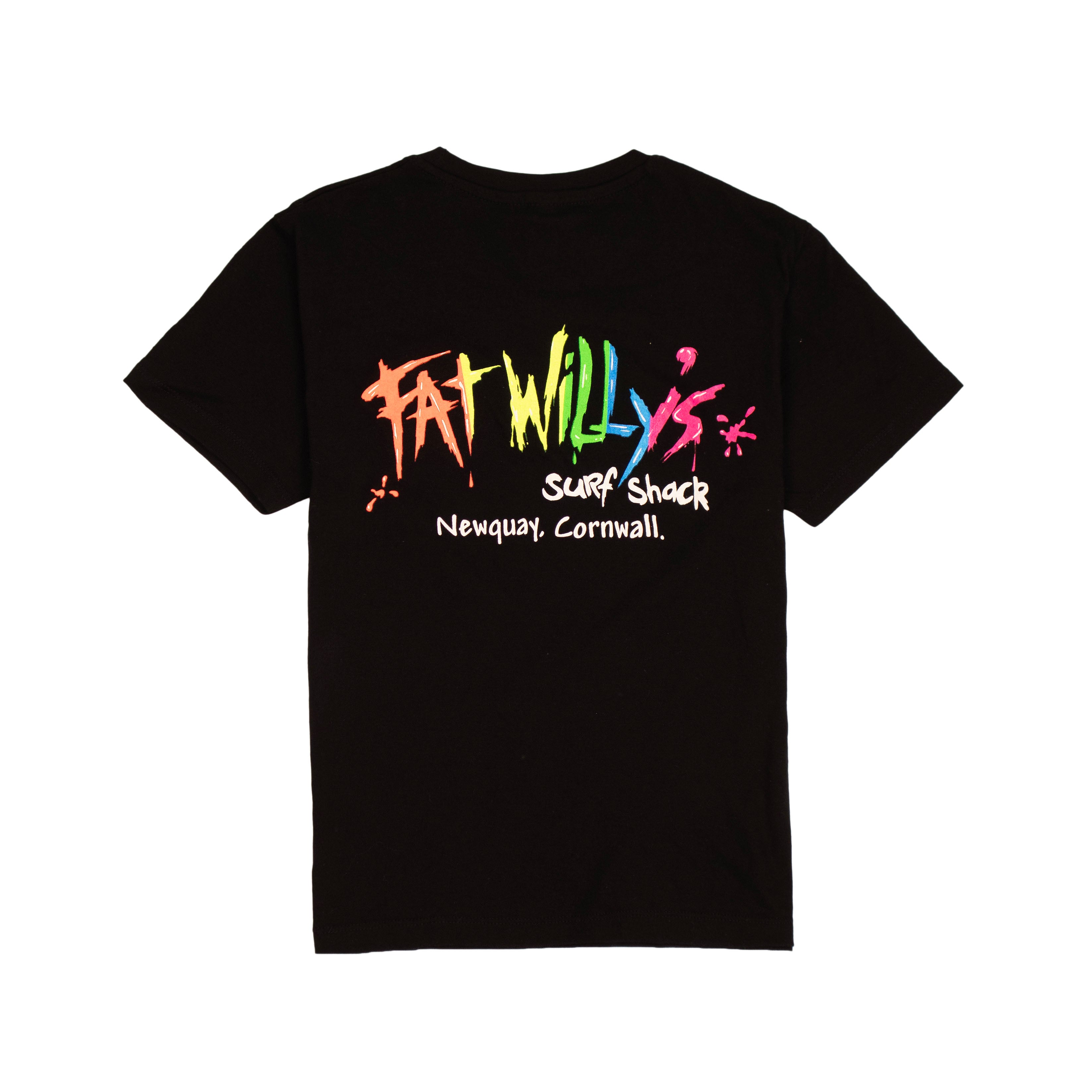 Kids Tee Black – Fat Willy's Surf Shack