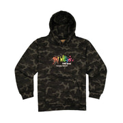 Kids Hood Black Camo