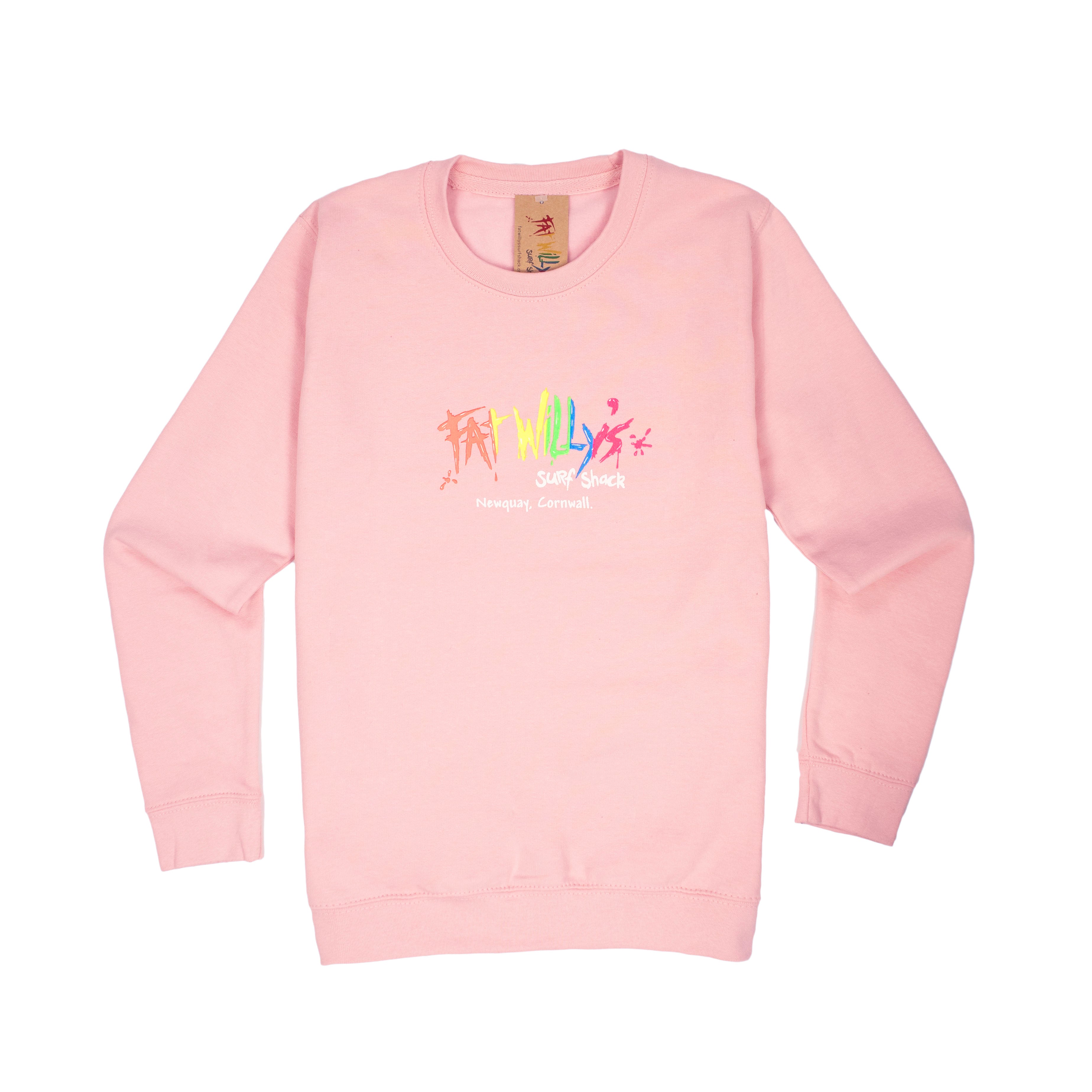 Kids Sweatshirt Baby Pink