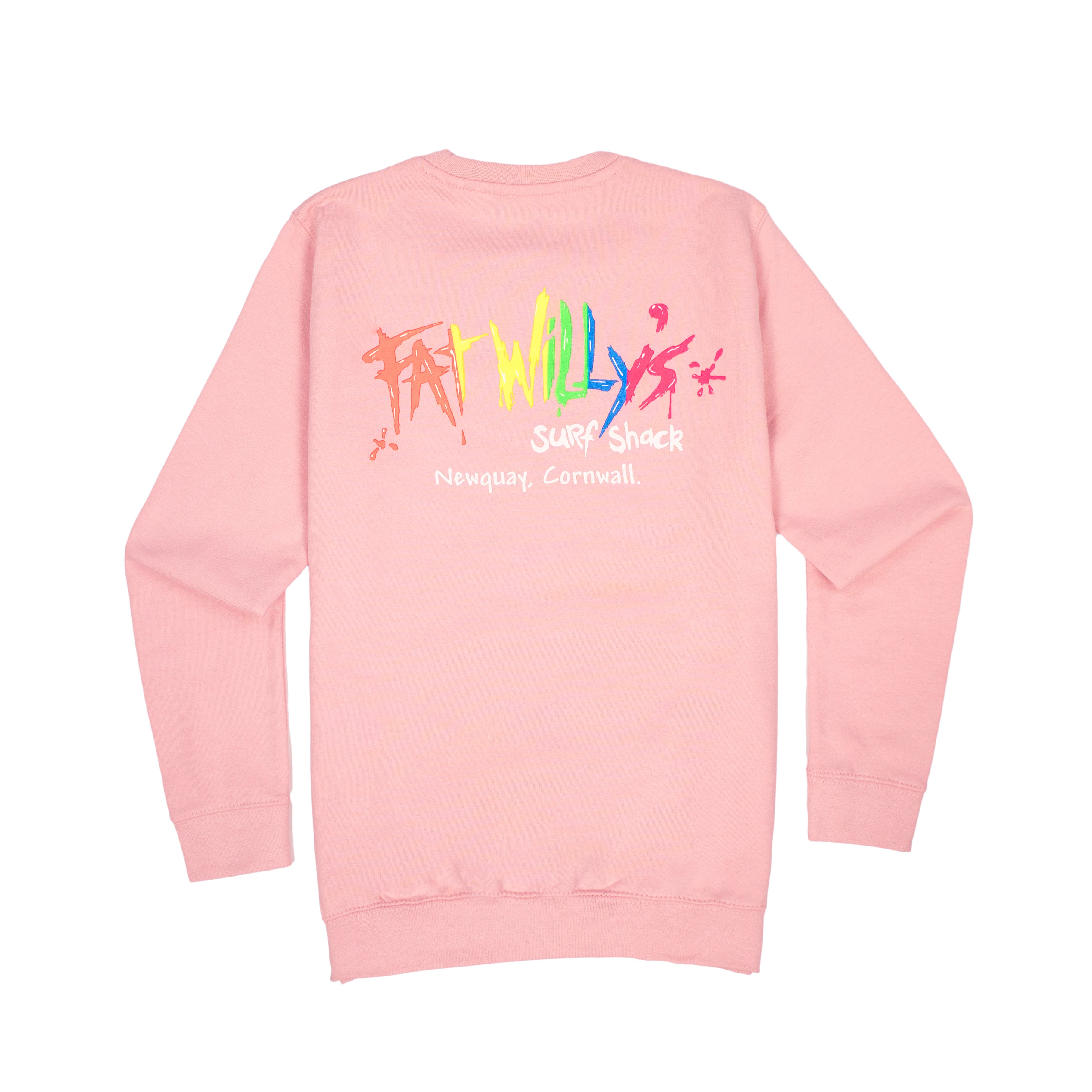 Kids Sweatshirt Baby Pink
