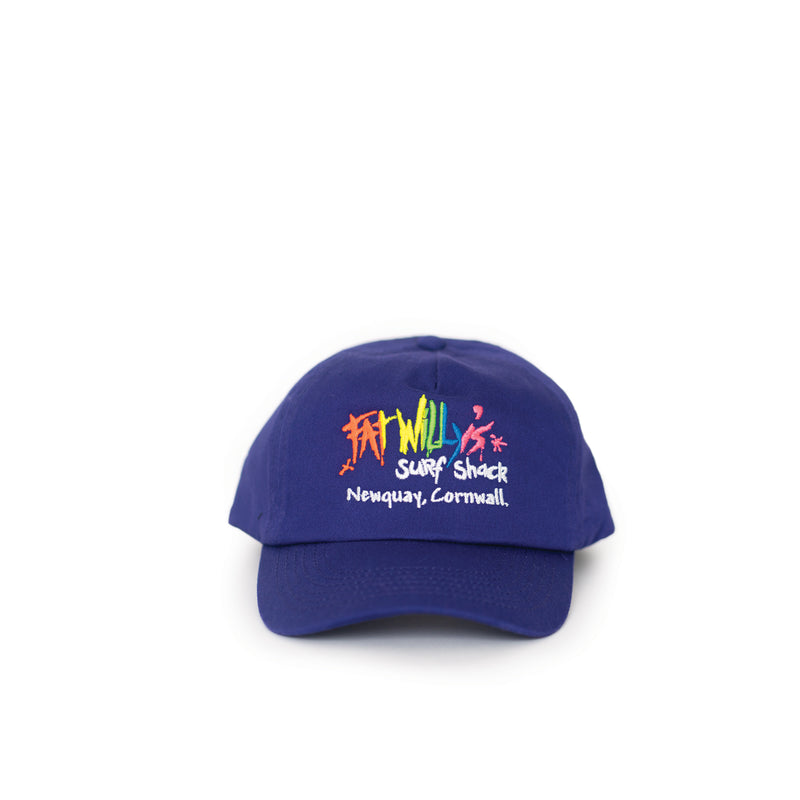 Fat Willy's Surf Shack Newquay Kids cap hat in purple