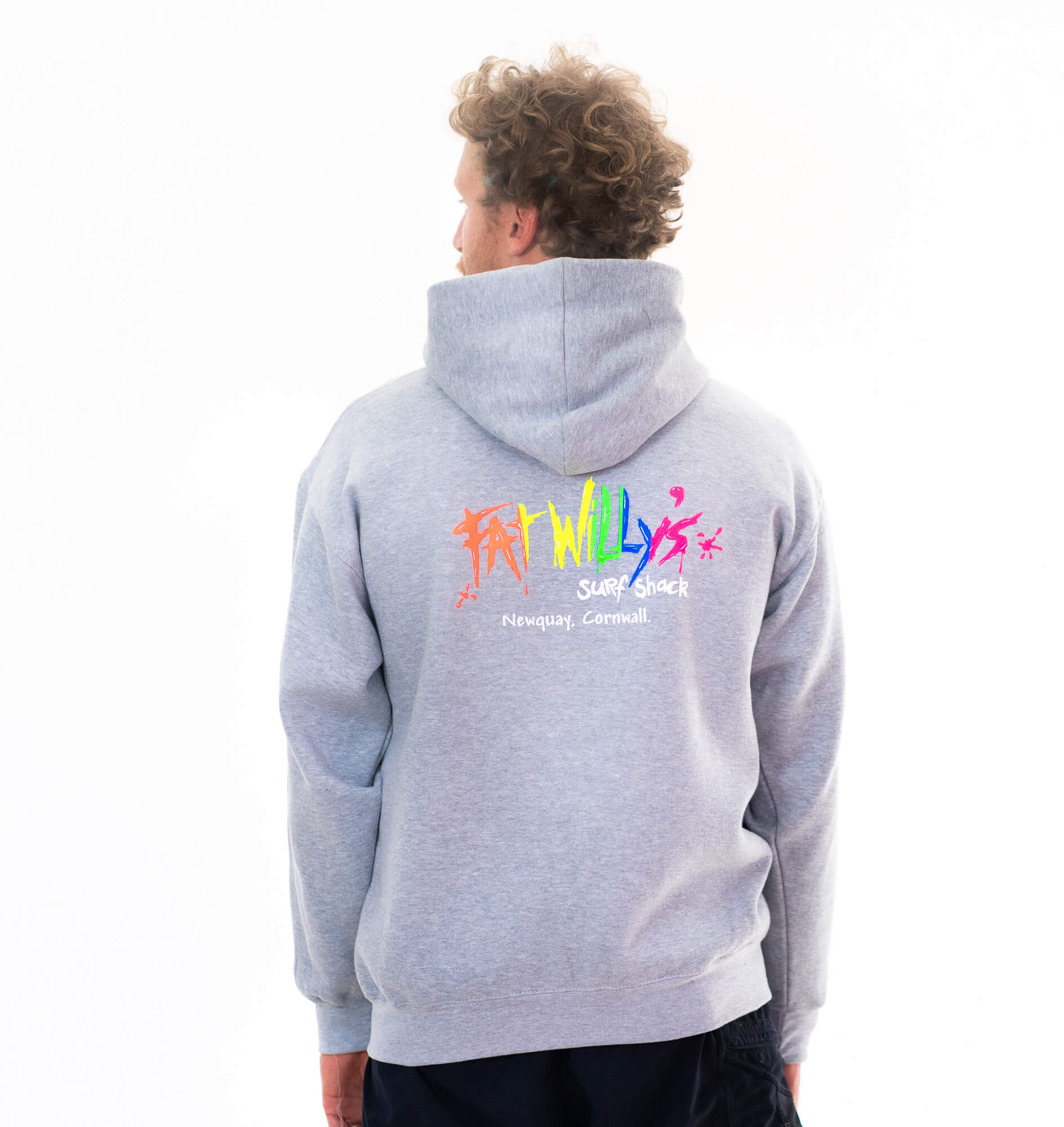 Fat Willy's Newquay Adult Zip Heather Grey