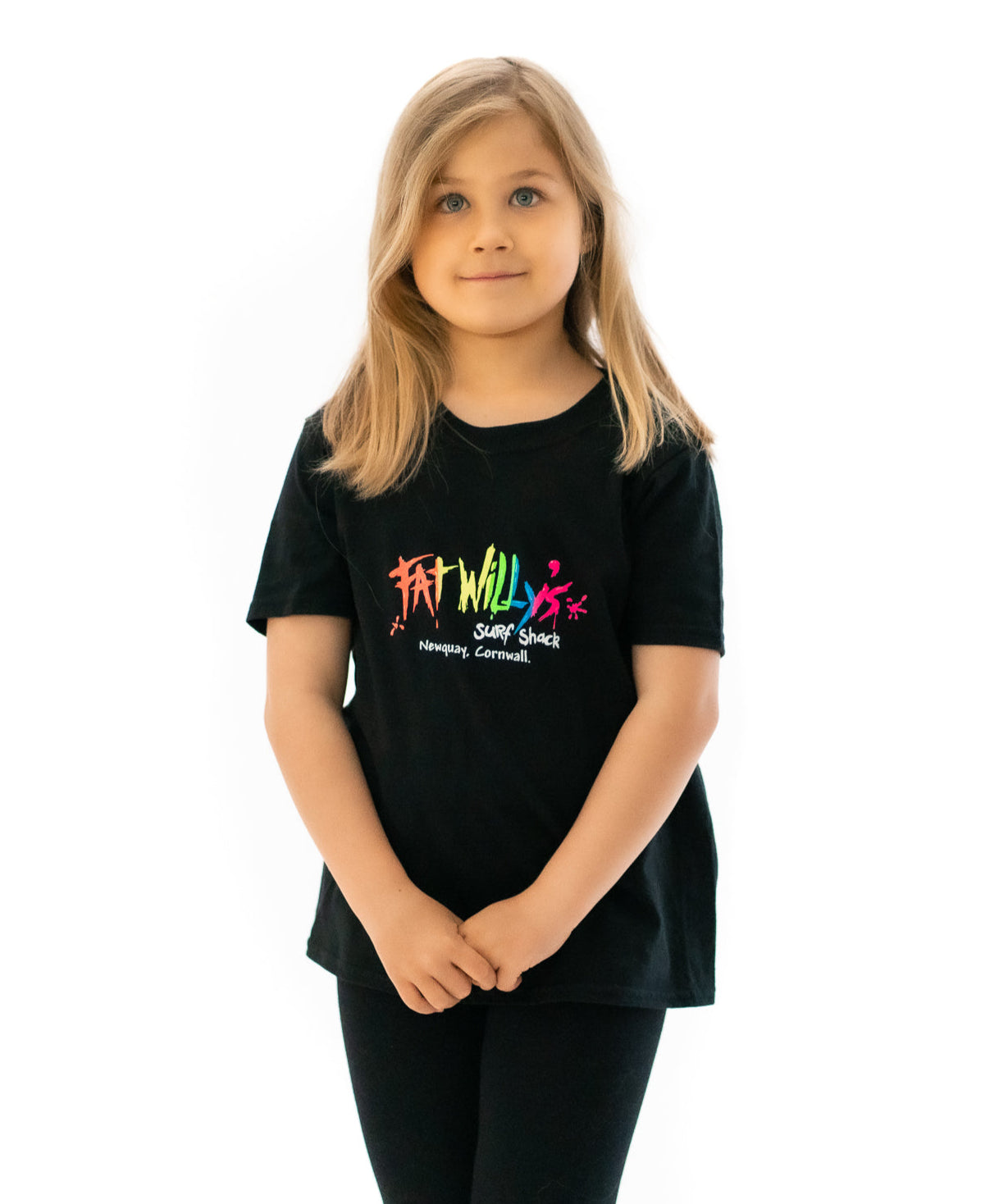 Fat Willy's Newquay Kids t-shirt in Black