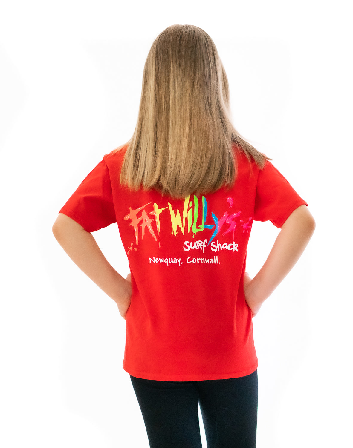 Fat Willy's Newquay Kids t-shirt in Red
