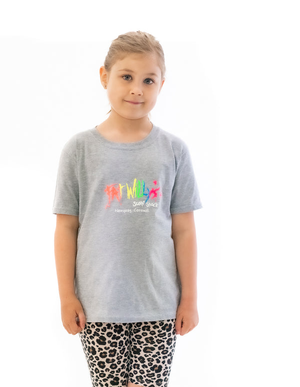 Fat Willy's Newquay Kids t-shirt in Grey