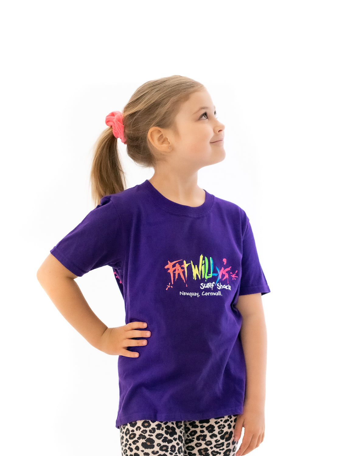 Fat Willy's Newquay Kids t-shirt in Purple
