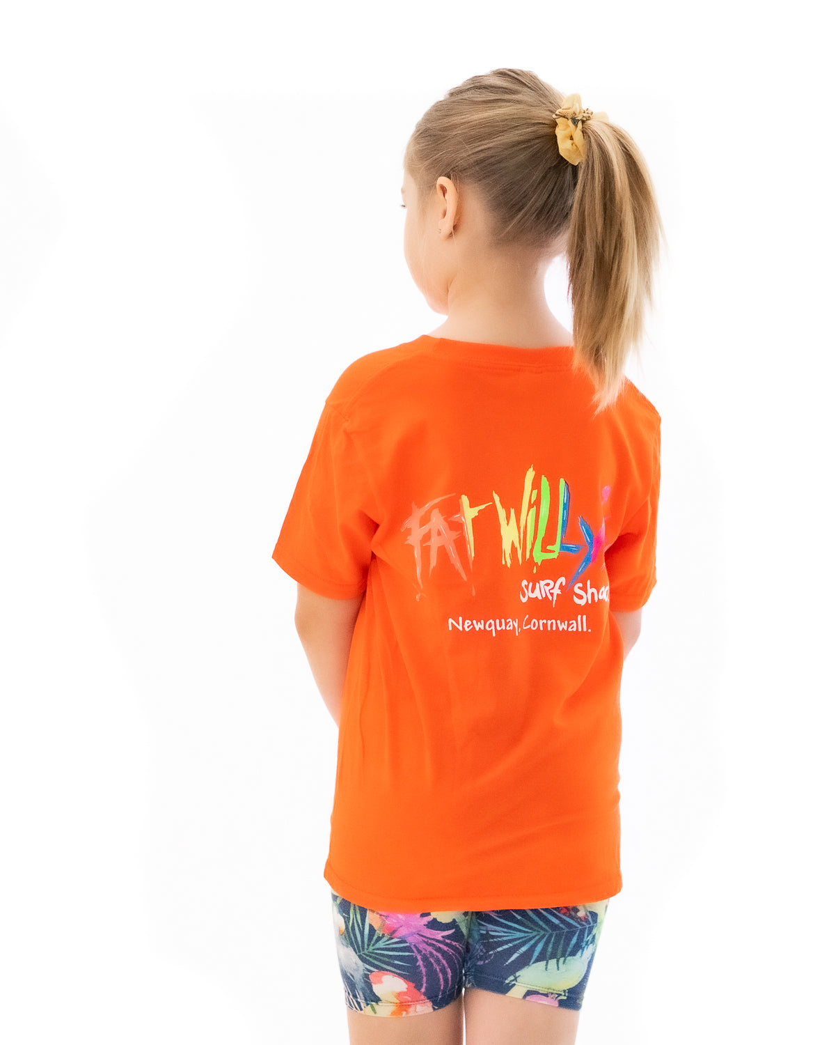 Fat Willy's Newquay Kids t-shirt in Orange