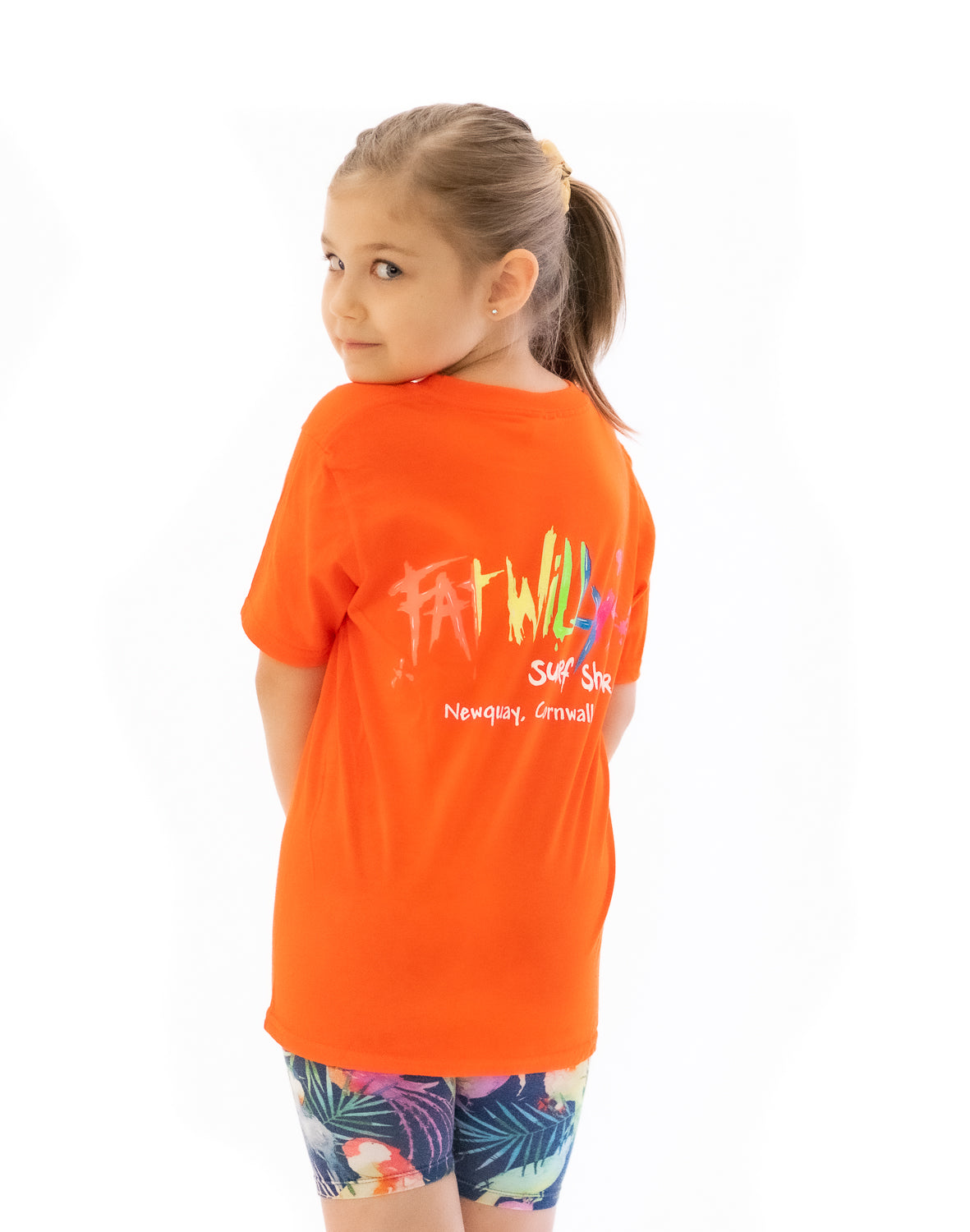 Fat Willy's Newquay Kids t-shirt in Orange