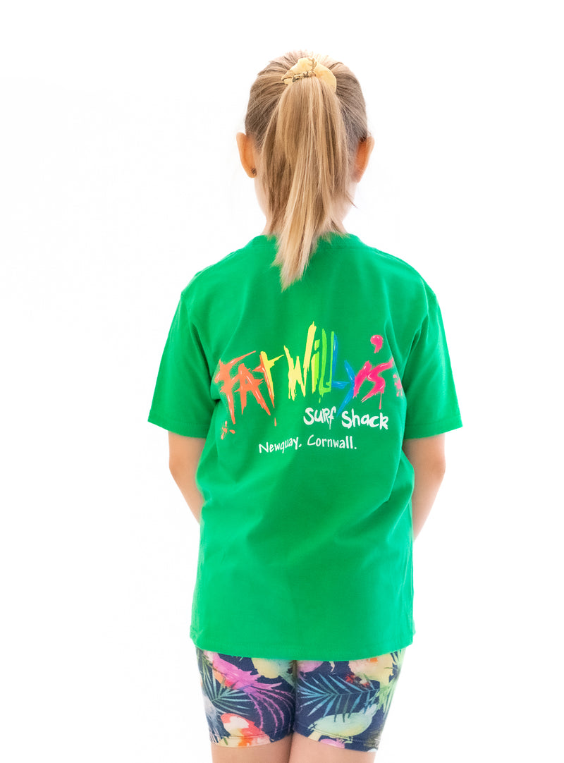 Fat Willy's Newquay Kids t-shirt in Green