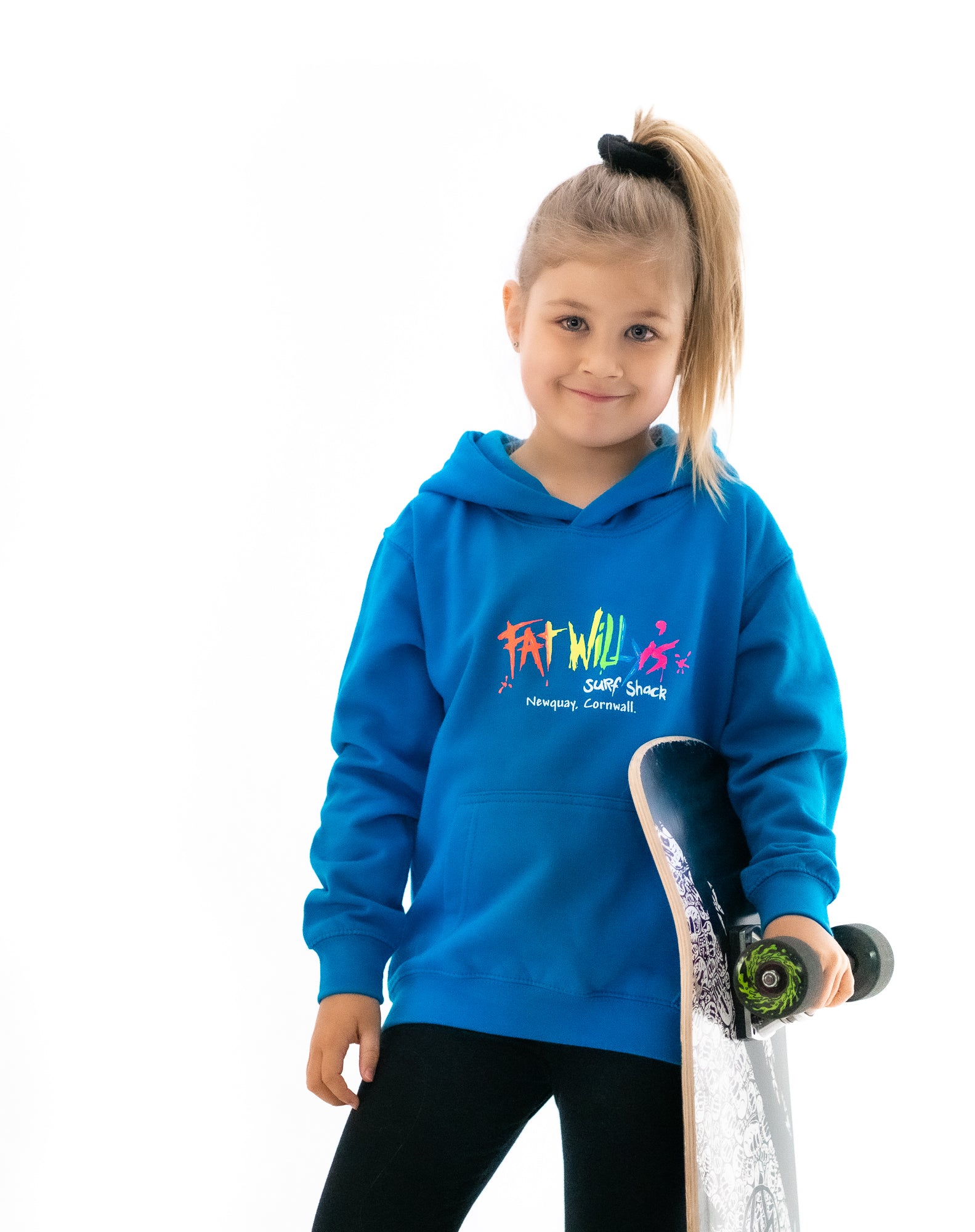 Fat Willy's Kids Hoodie in Sapphire Blue