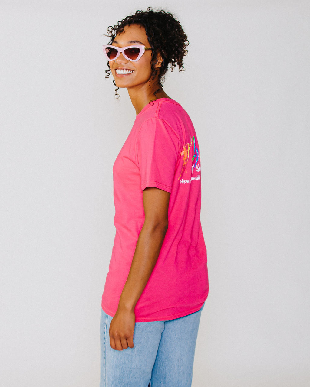 Fat Willy's Surf Shack Newquay Adult T Shirt Pink