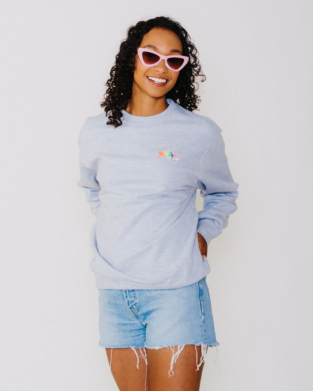 Fat Willy's Surf Shack Newquay Adult Sweatshirt Grey
