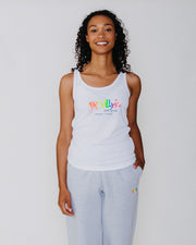 Fat Willy's Surf Shack Newquay Ladies Cut Vest White