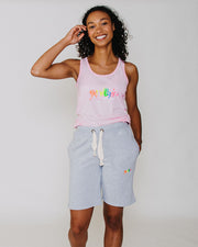 Fat Willy's Surf Shack Newquay Ladies Cut Vest Baby Pink