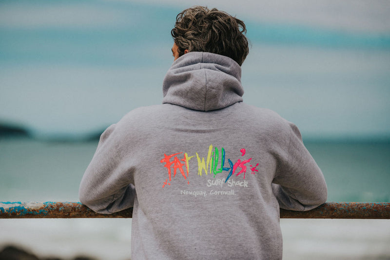Adult Hoodie Sport Grey – Fat Willy's Surf Shack