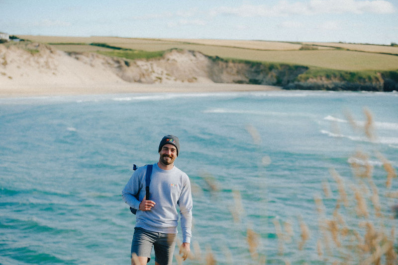Fat Willy's Surf Shack Newquay Adult Sweatshirt Grey