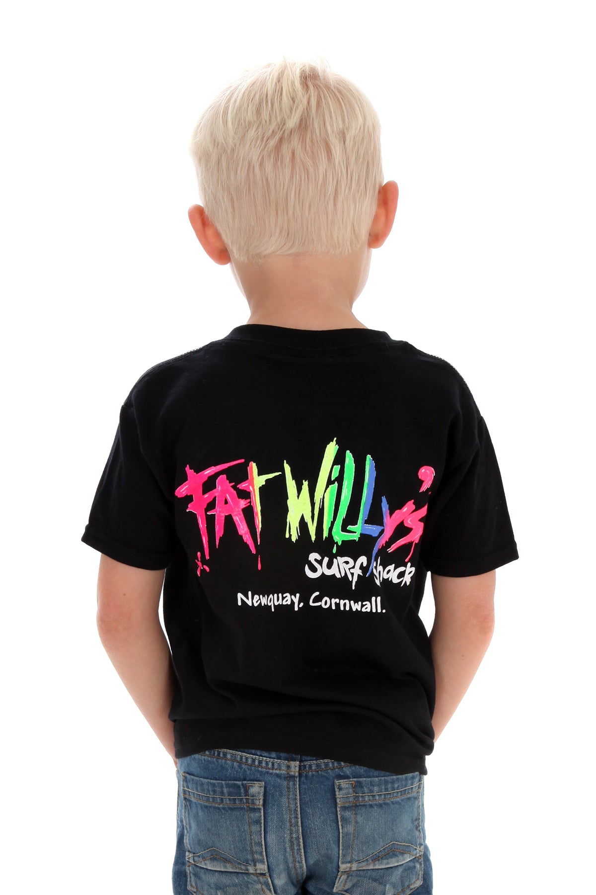 Fat Willy's Newquay Kids t-shirt in Black