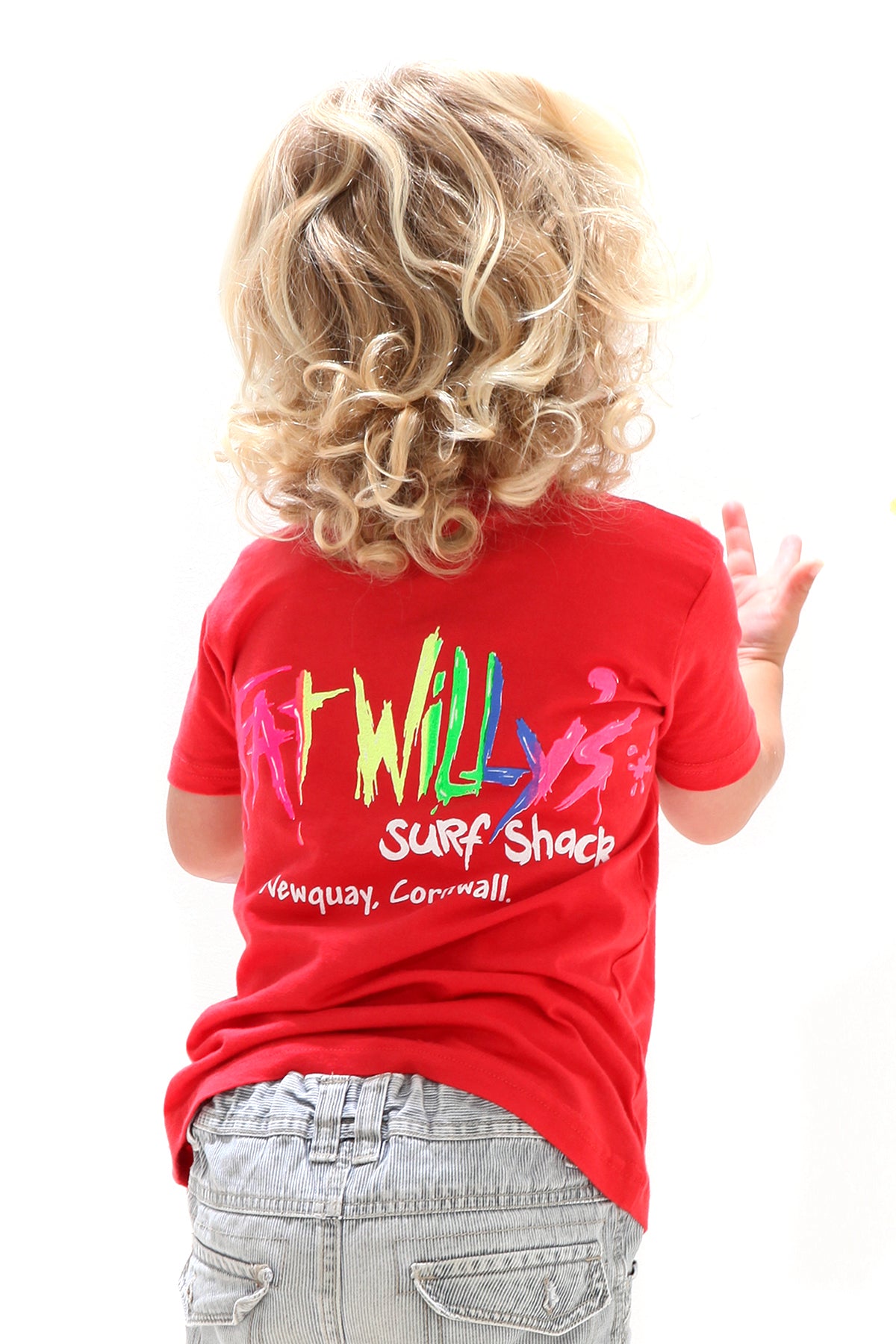 Fat Willy's Newquay Kids t-shirt in Red