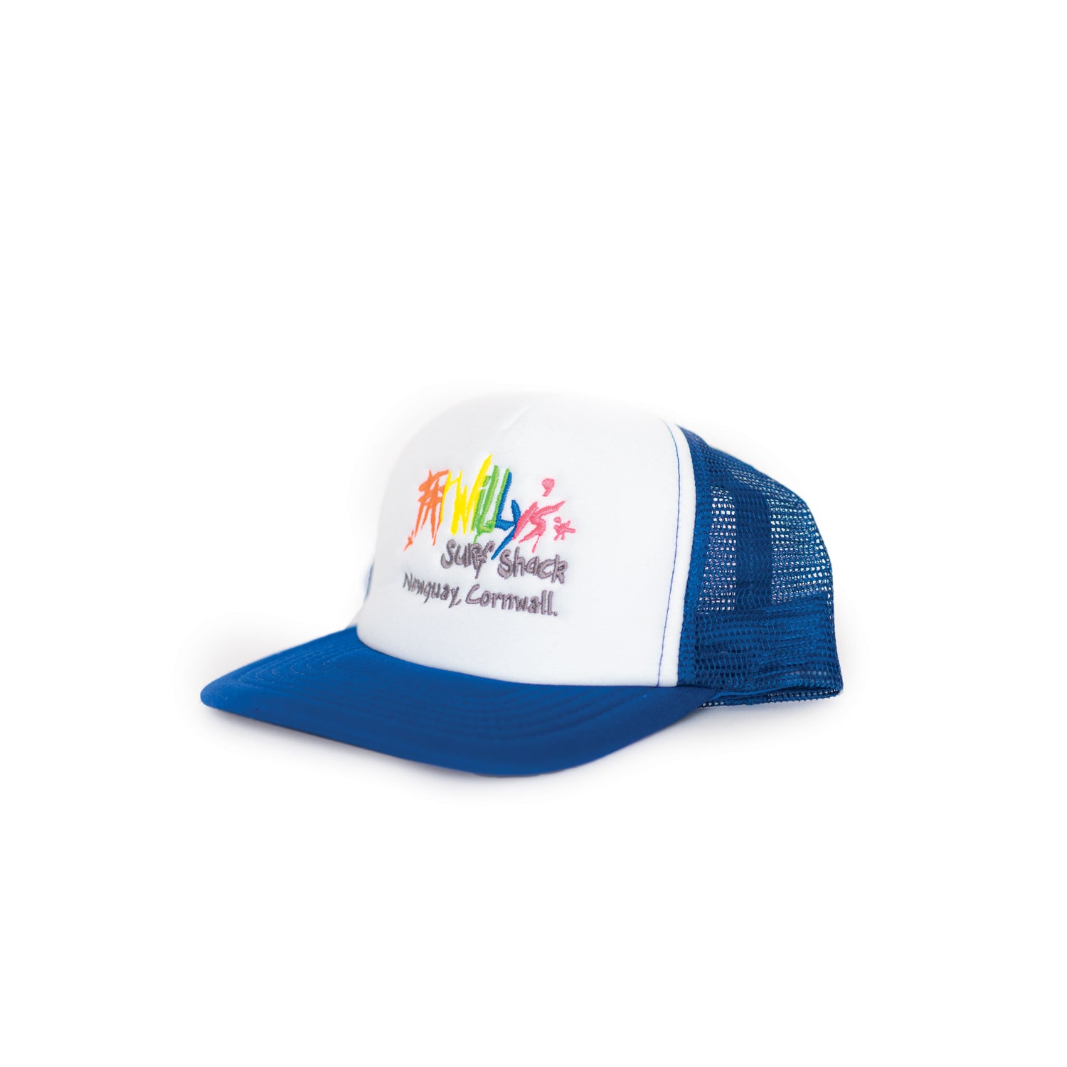 Fat Willy's Newquay Kids Trucker Cap in Blue