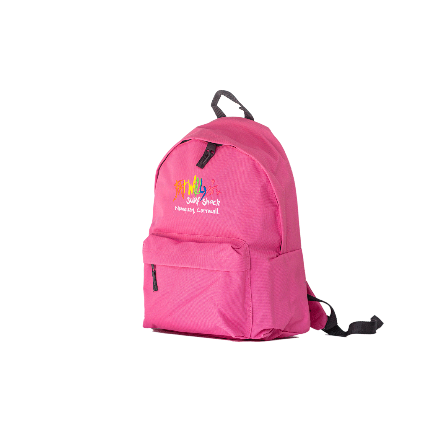 Fat Willy's Surf Shack Newquay backpack bag in baby candy pink