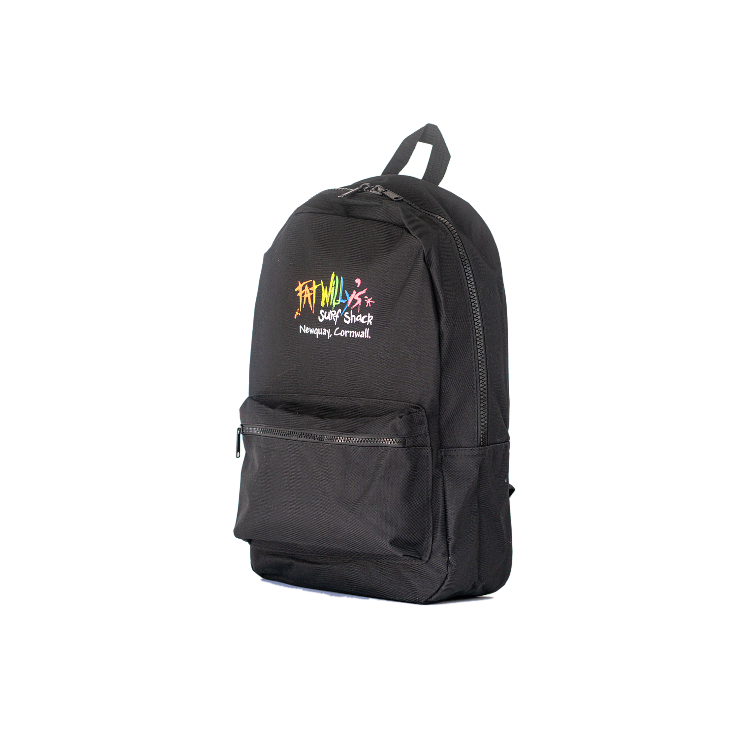 Fat Willy's Surf Shack Newquay backpack bag in black