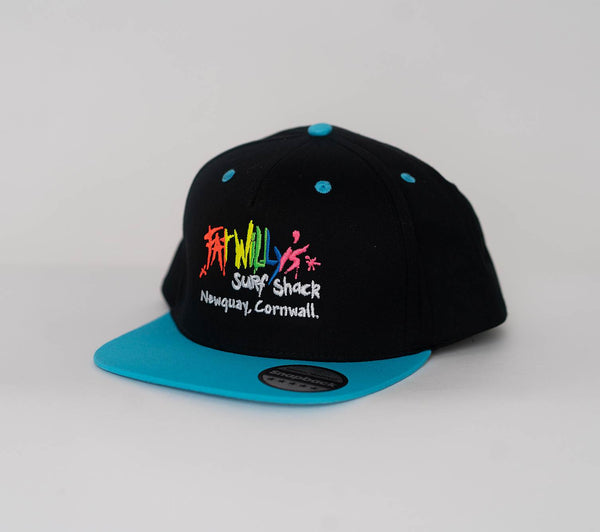 Fat Willy's Newquay Kids Snap Back Cap Surf Blue