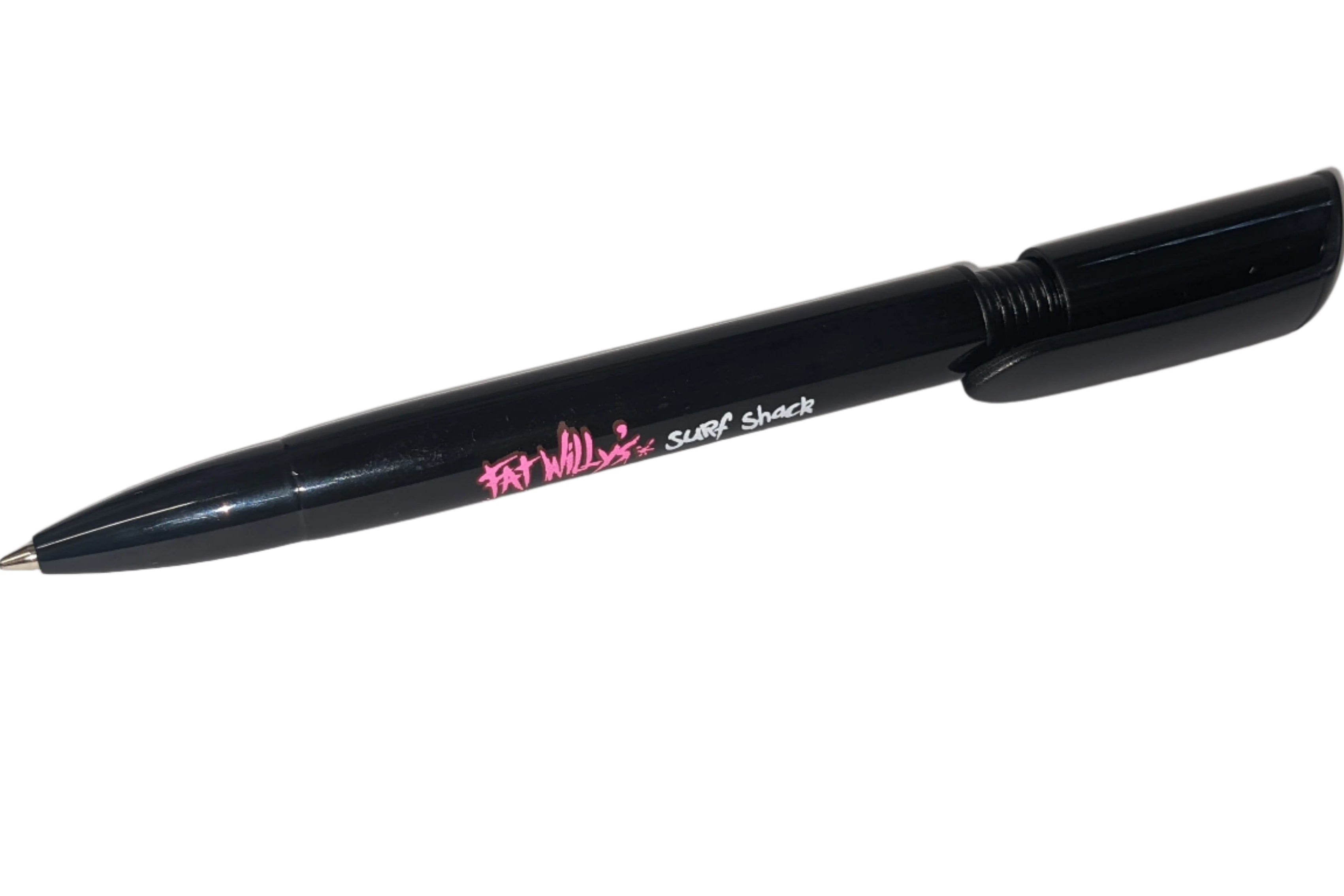 Fat Willy's Surf Shack Newquay Ballpoint Pen Black