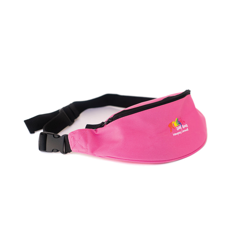 Fat Willy's Newquay bum bag in hot pink