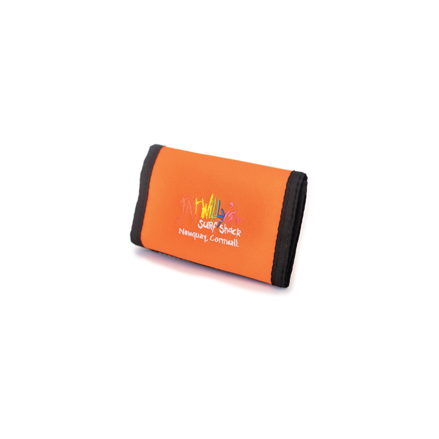 Fat Willy's surf shack newquay neon surfer wallet in orange